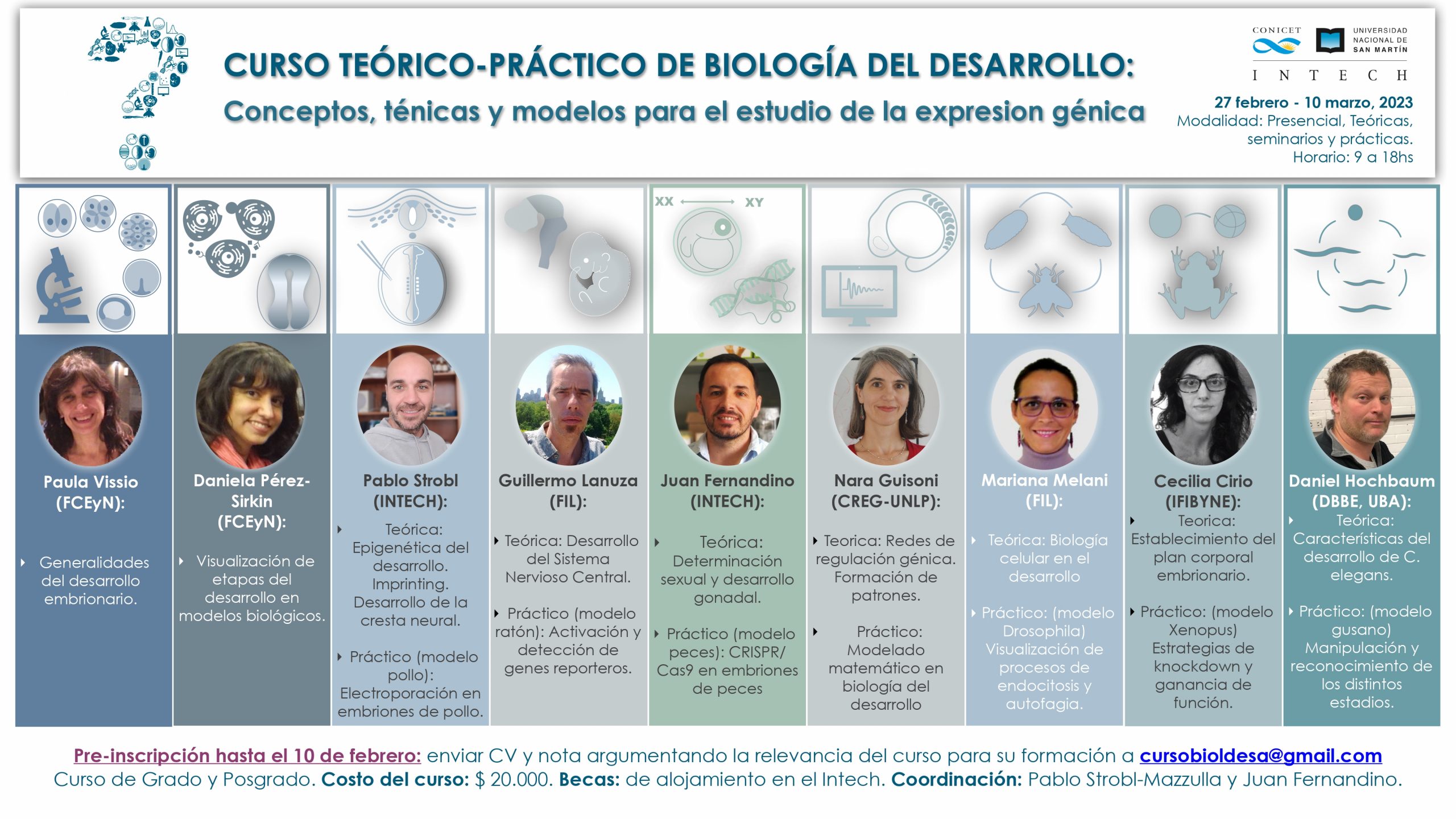 Curso de grado y postgrado teórico-práctico de 